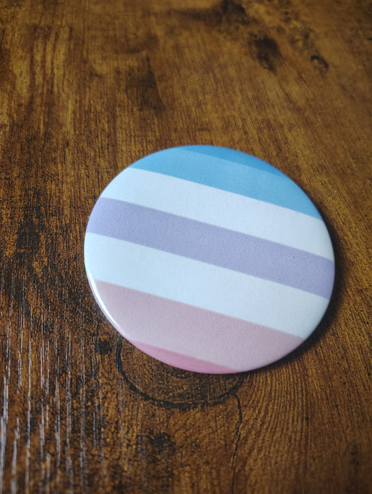 Bi Gender 3-Inch Pride Button