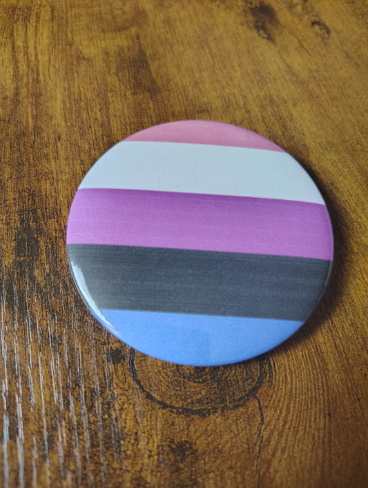 Genderfluid 3-Inch Pride Button