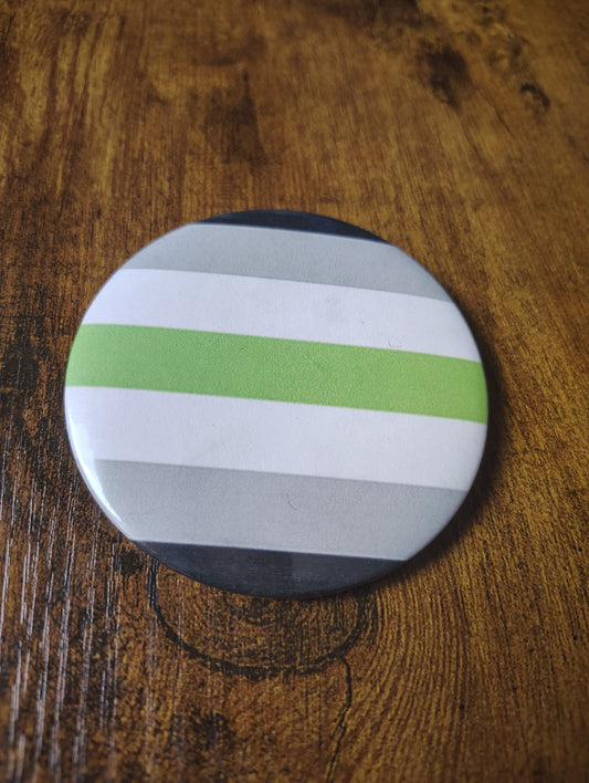 Agender 3Inch Pride Button