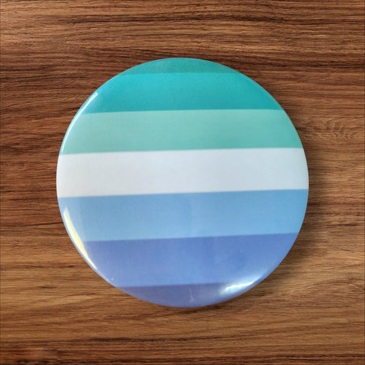 Gay Man Pride Flag 3-Inch Button