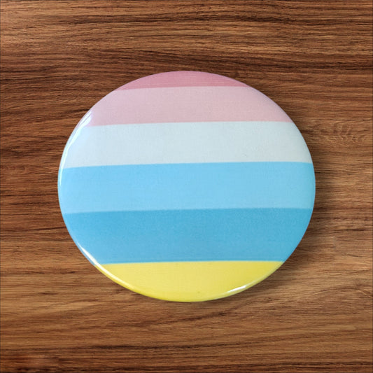 Genderflux 3-Inch Pride Button