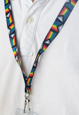 Progress Pride Flag Lanyards