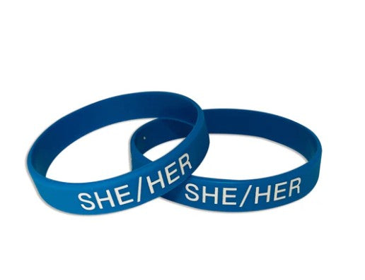 She/Her Silicone Bracelet