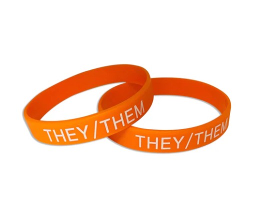 They/Them Silicone Bracelet